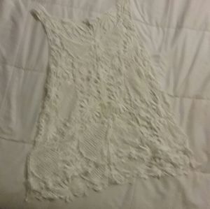 White Lace Tank Top